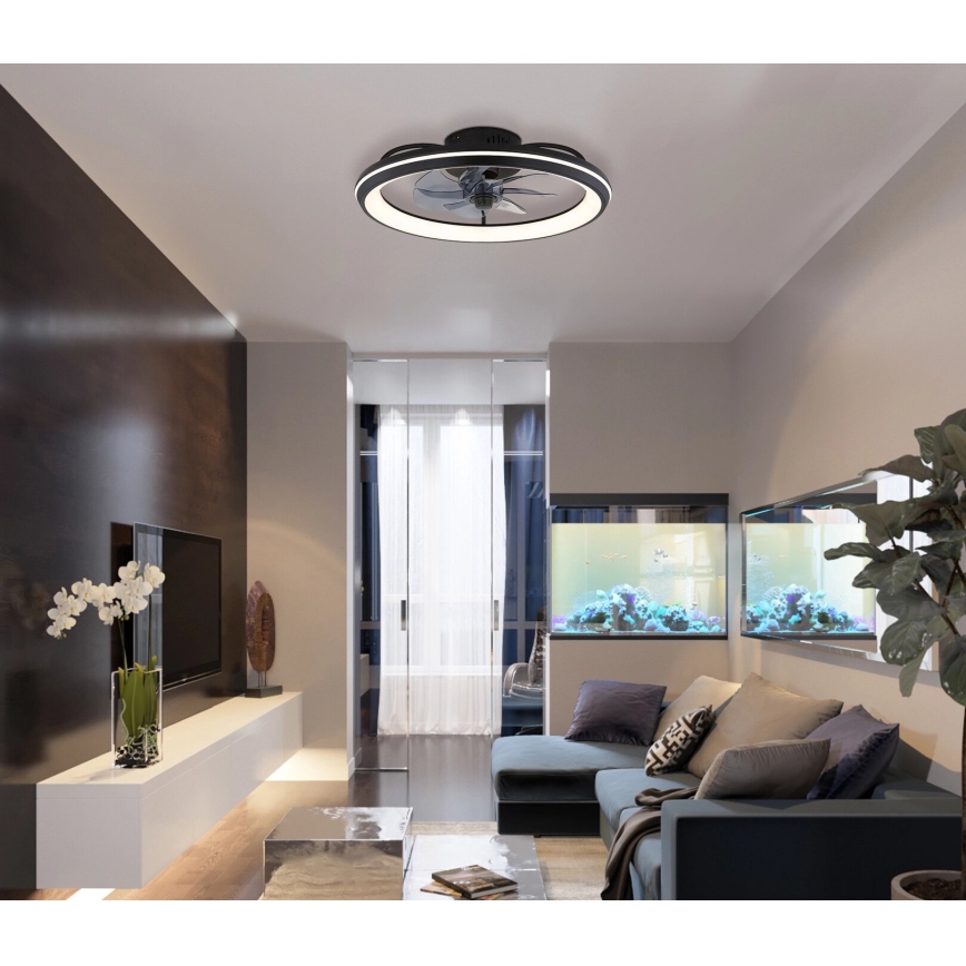 Globo - Светодиодный потолочный вентилятор с регулированием яркости LED/40W/230V 3000-6500K + дистанционное управление