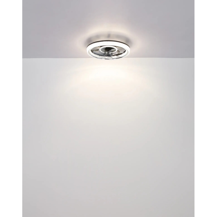 Globo - Світлодіодний стельовий вентилятор з регулюванням яскравості LED/30W/230V 2700-6000K + пульт дистанційного керування