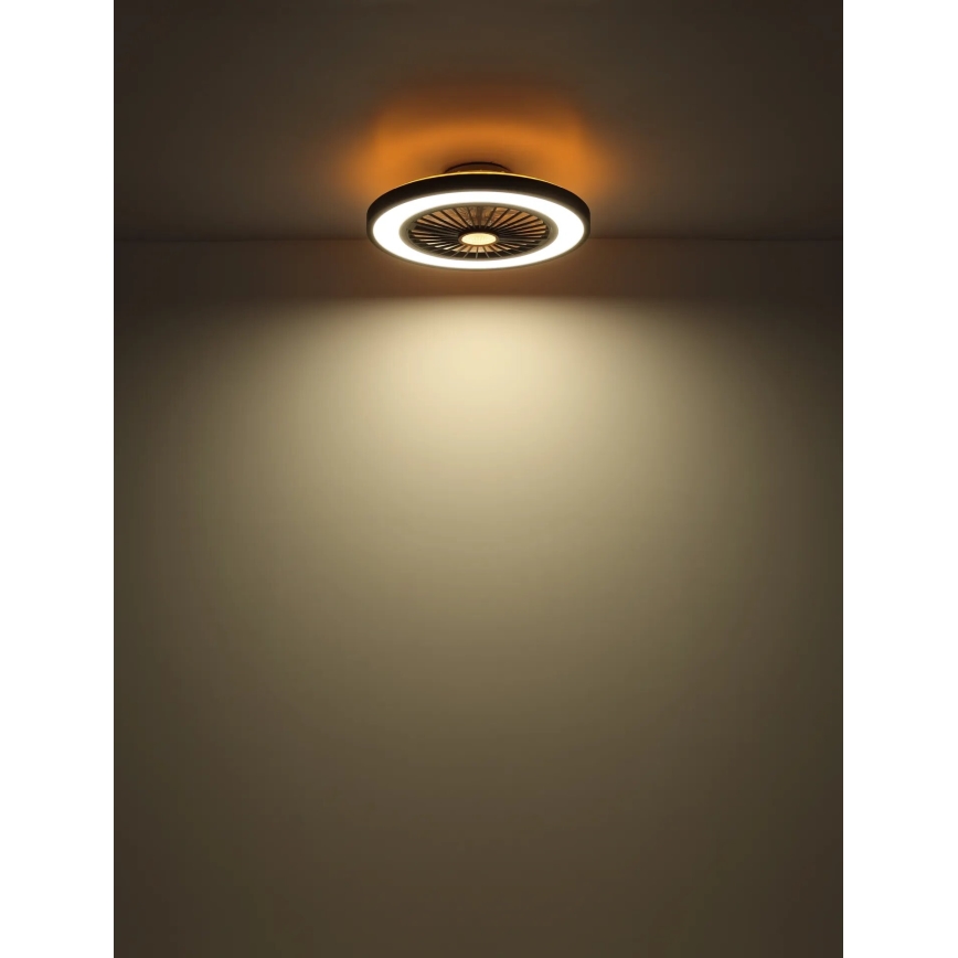 Globo - Светодиодный потолочный вентилятор с регулированием яркости LED/45W/230V 3000-6500K + дистанционное управление