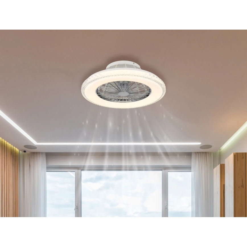 Globo - Светодиодный потолочный вентилятор с регулированием яркости LED/40W/230V 3000-6500K + дистанционное управление