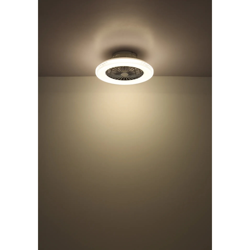 Globo - Светодиодный потолочный вентилятор с регулированием яркости LED/40W/230V 3000-6500K + дистанционное управление