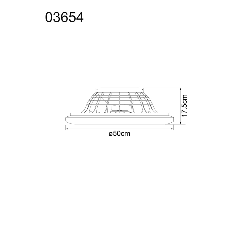 Globo - Светодиодный потолочный вентилятор с регулированием яркости LED/40W/230V 3000-6500K + дистанционное управление