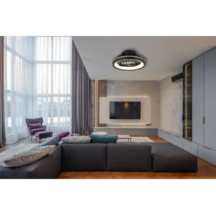 Globo - LED RGB Стельовий вентилятор з регулюванням яскравості LED/40W/230V 2700-6500K + пульт дистанційного керування