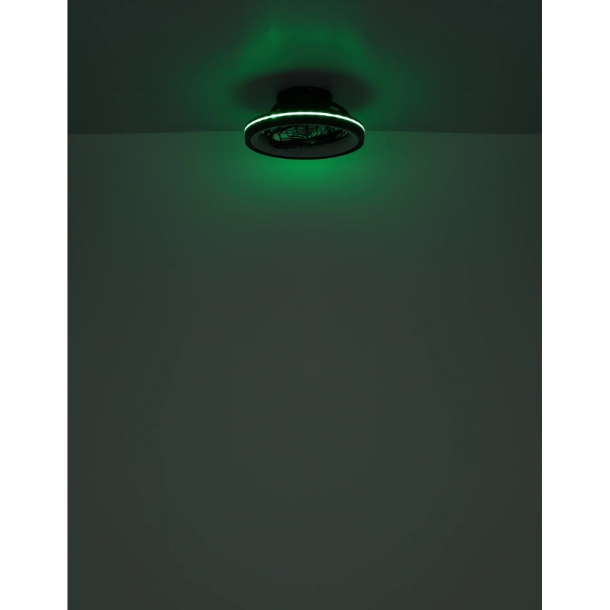 Globo - LED RGB Стельовий вентилятор з регулюванням яскравості LED/40W/230V 2700-6500K + пульт дистанційного керування