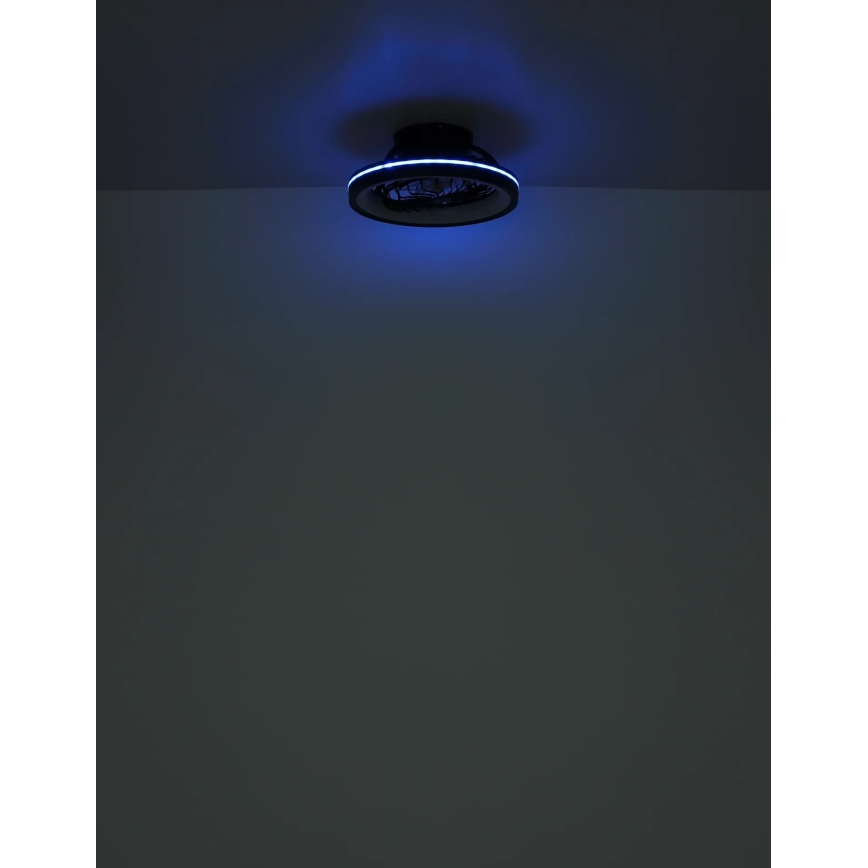 Globo - LED RGB Стельовий вентилятор з регулюванням яскравості LED/40W/230V 2700-6500K + пульт дистанційного керування