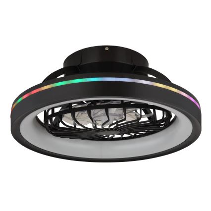 Globo - LED RGB Стельовий вентилятор з регулюванням яскравості LED/40W/230V 2700-6500K + пульт дистанційного керування