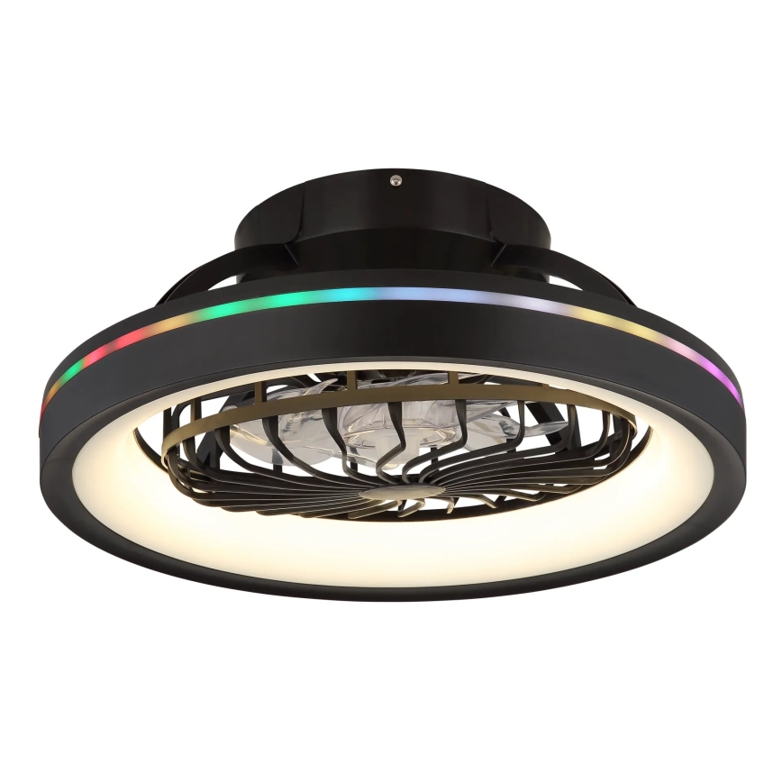 Globo - LED RGB Стельовий вентилятор з регулюванням яскравості LED/40W/230V 2700-6500K + пульт дистанційного керування