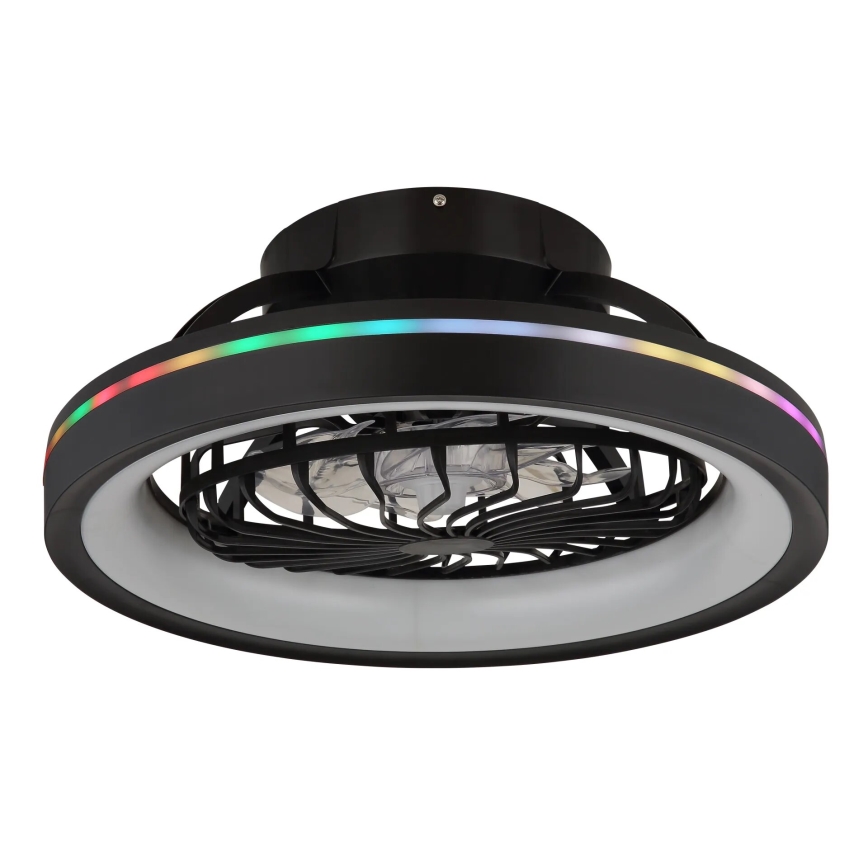 Globo - Светодиодный потолочный RGB-вентилятор с регулированием яркости LED/40W/230V 2700-6500K + дистанционное управление