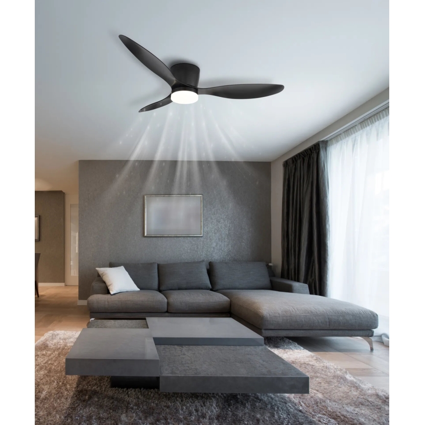 Globo - Світлодіодний регульований стельовий вентилятор LED/20W/230V 3000-6500K + дистанційне керування