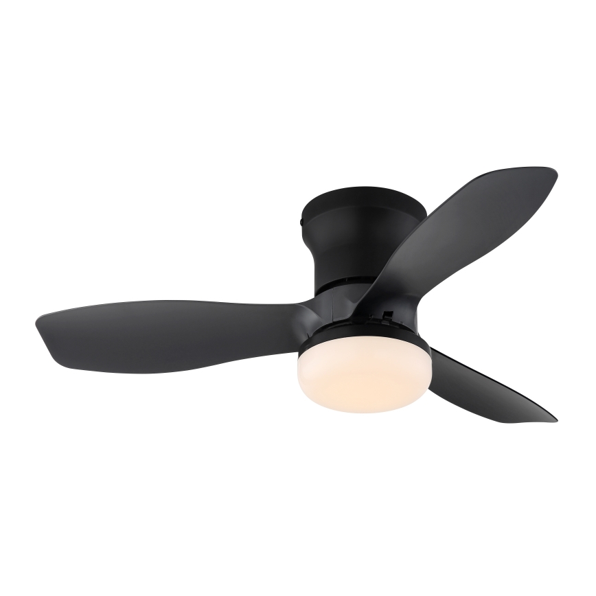 Globo - Регульований стельовий вентилятор з LED/15 Вт/230 В 2700-6500 К, чорний + дистанційне керування