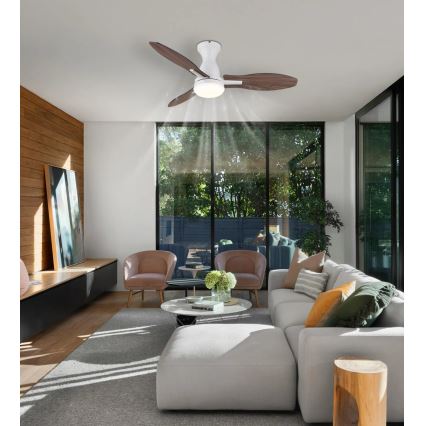 Globo - Світлодіодний регульований стельовий вентилятор LED/22W/230V 3000/4500/6000K + дистанційне керування