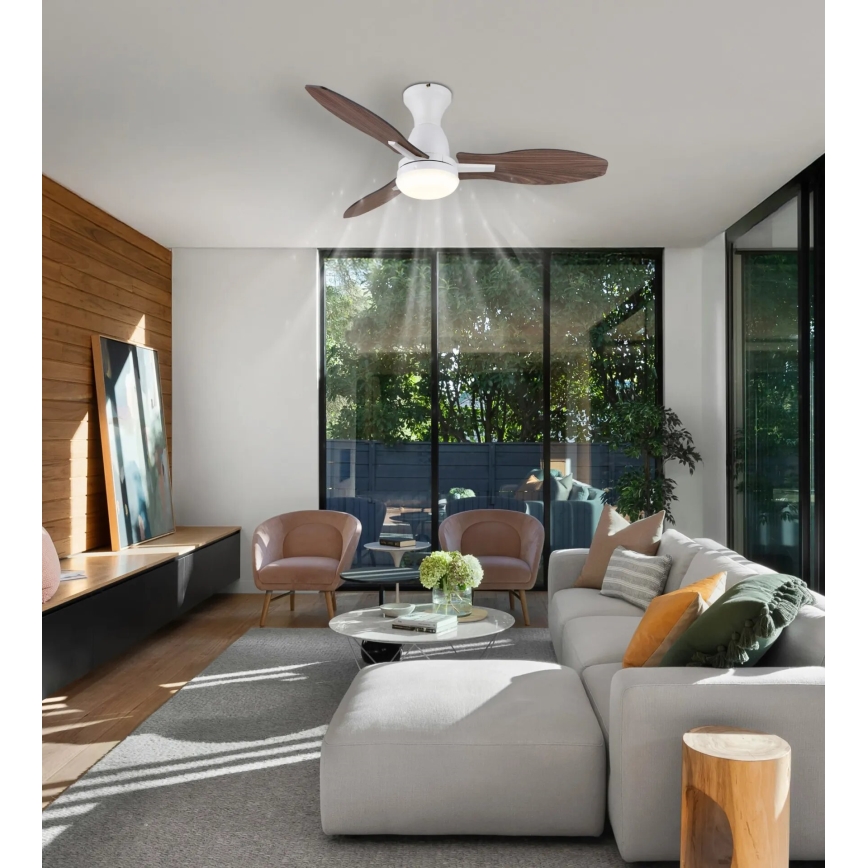 Globo - Світлодіодний регульований стельовий вентилятор LED/22W/230V 3000/4500/6000K + дистанційне керування