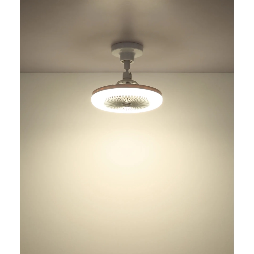 Globo - Диммируемый потолочный вентилятор LED/20W/230V 3000-6500K белый + пульт дистанционного управления
