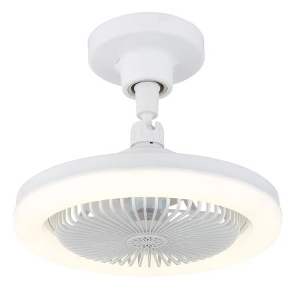 Globo - стельовий вентилятор LED з регульованою яскравістю LED/20W/230V 3000-6500K білий + пульт дистанційного керування