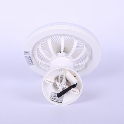 Globo - стельовий вентилятор LED з регульованою яскравістю LED/20W/230V 3000-6500K білий + пульт дистанційного керування
