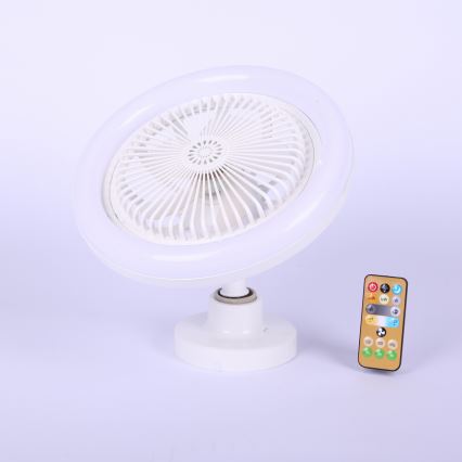 Globo - стельовий вентилятор LED з регульованою яскравістю LED/20W/230V 3000-6500K білий + пульт дистанційного керування