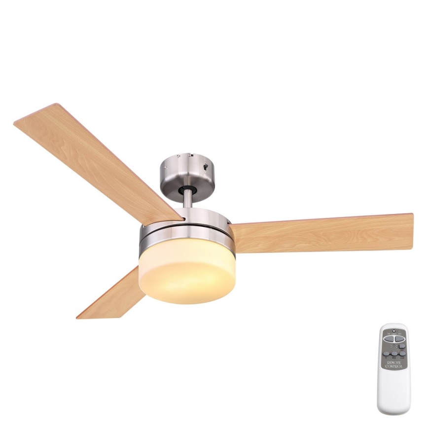 Globo - Потолочный вентилятор 2xE14/40W/230V + дистанционное управление