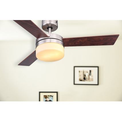 Globo - Потолочный вентилятор 2xE14/40W/230V + дистанционное управление