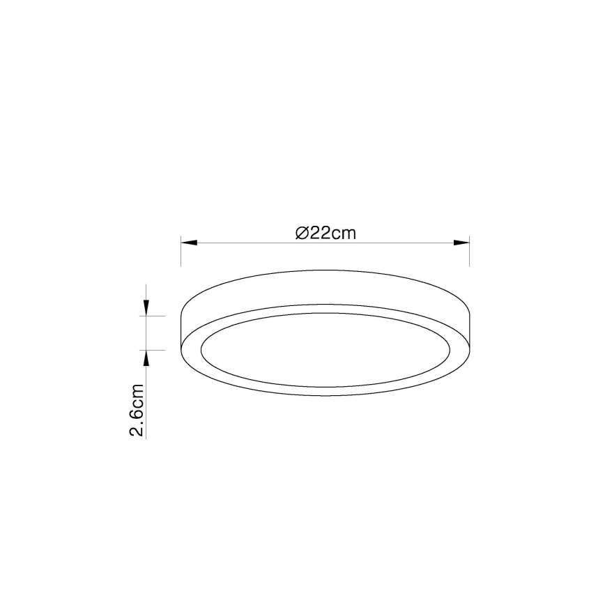 Globo - Светодиодный потолочный светильник с регулированием яркости LED/28W/230V