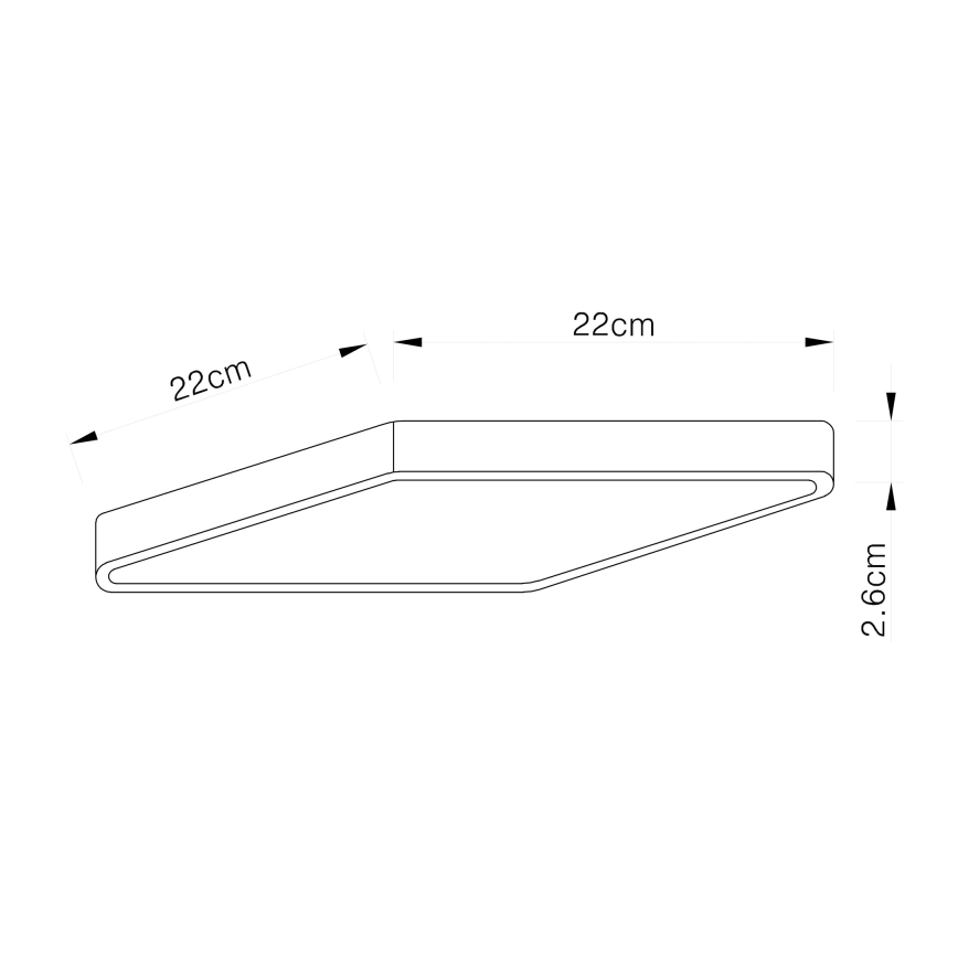Globo - Светодиодный потолочный светильник с регулированием яркости LED/28W/230V