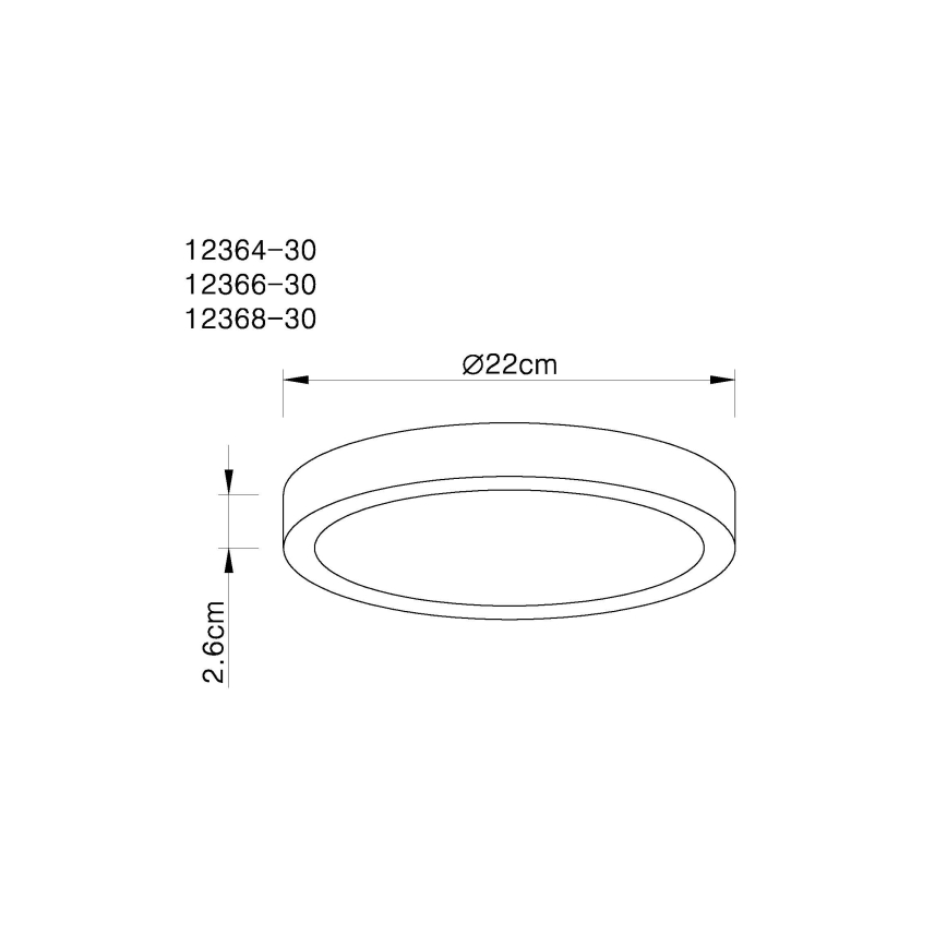 Globo - Светодиодный потолочный светильник с регулированием яркости LED/28W/230V