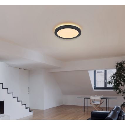 Globo - Стельовий LED світильник LED/24W/230V 3000/4000/6500K чорний