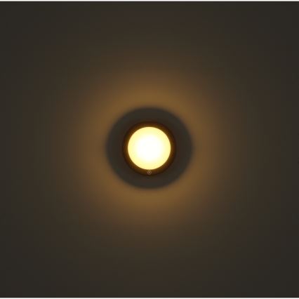 Globo - LED Акумуляторний сенсорний настінний світильник LED/1,2W/3,7V діаметр 15 см 1800 mAh чорний