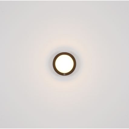 Globo - Светодиодный аккумуляторный сенсорный настенный светильник LED/1,2W/3,7V диаметр 15 см 1800 mAh черный