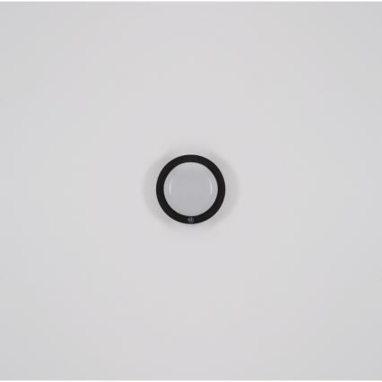 Globo - Светодиодный аккумуляторный сенсорный настенный светильник LED/1,2W/3,7V диаметр 15 см 1800 mAh черный