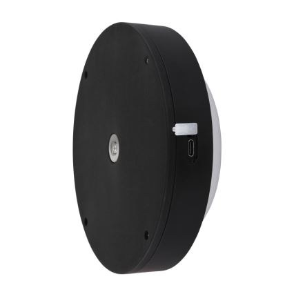 Globo - Светодиодный аккумуляторный сенсорный настенный светильник LED/1,2W/3,7V диаметр 15 см 1800 mAh черный