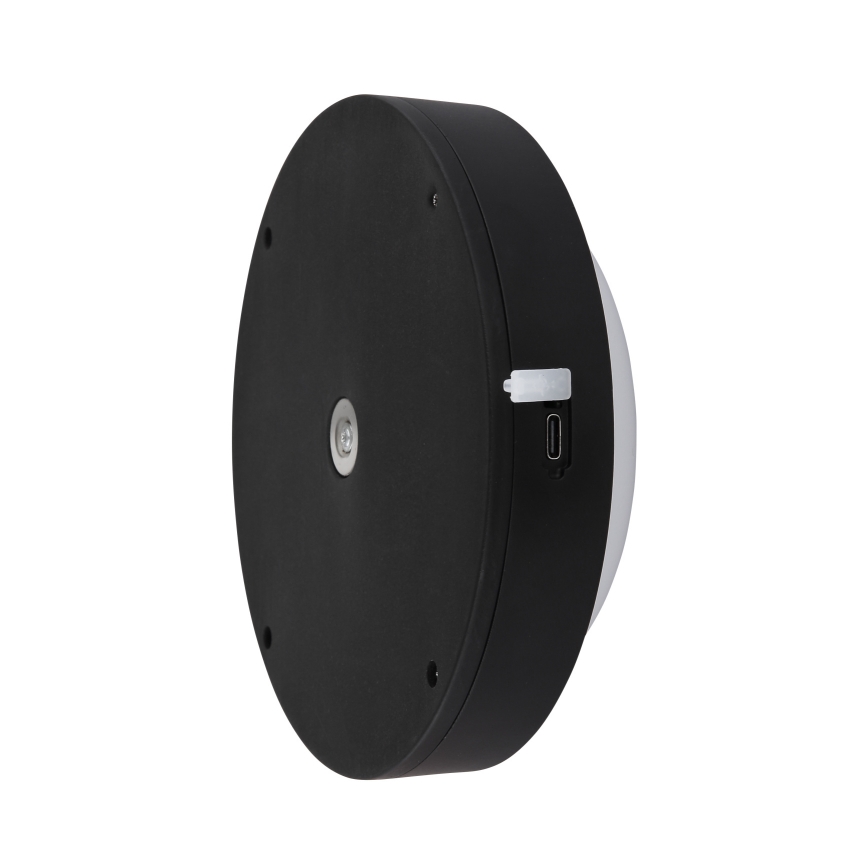 Globo - Светодиодный аккумуляторный сенсорный настенный светильник LED/1,2W/3,7V диаметр 15 см 1800 mAh черный