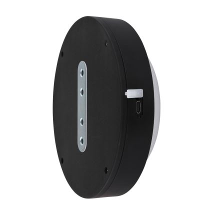 Globo - Светодиодный аккумуляторный сенсорный настенный светильник LED/1,2W/3,7V диаметр 15 см 1800 mAh черный
