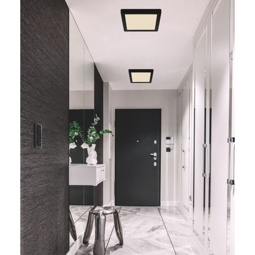 Globo - Стельовий LED світильник LED/18W/230V 3000/4000/6500K чорний