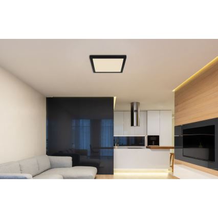 Globo - Світильник стельовий LED/24W/230V 3000/4000/6500K чорний
