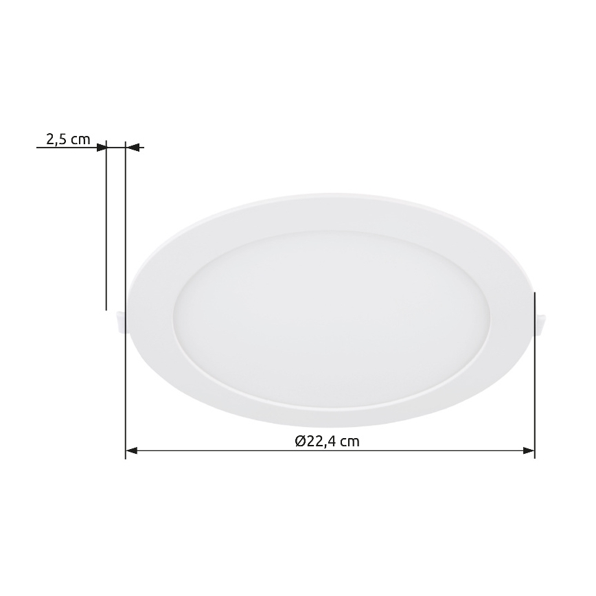 Globo - Светодиодный встроенный светильник LED/18W/230V 4000K диаметр 22,4 см