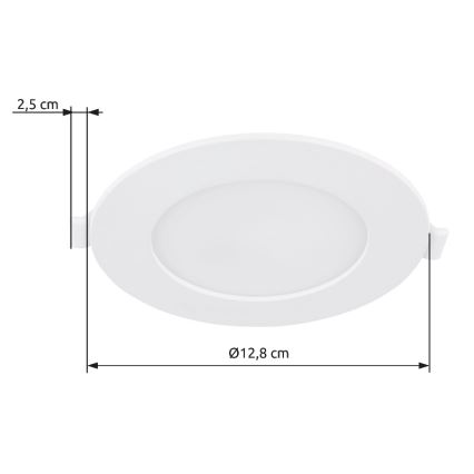 Globo - Светодиодный встроенный светильник LED/6W/230V 4000K диаметр 12,8 см