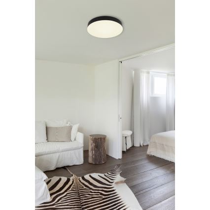 Globo - Светодиодный потолочный светильник LED/24W/230V 3000K/4000K/6500K диаметр 30 см черный