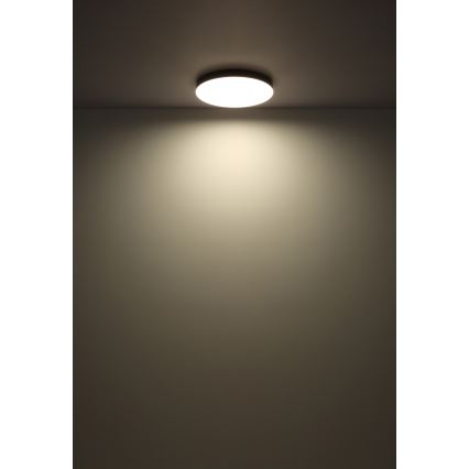 Globo - Светодиодный потолочный светильник LED/24W/230V 3000K/4000K/6500K диаметр 30 см черный