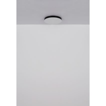 Globo - Светодиодный потолочный светильник LED/24W/230V 3000K/4000K/6500K диаметр 30 см черный