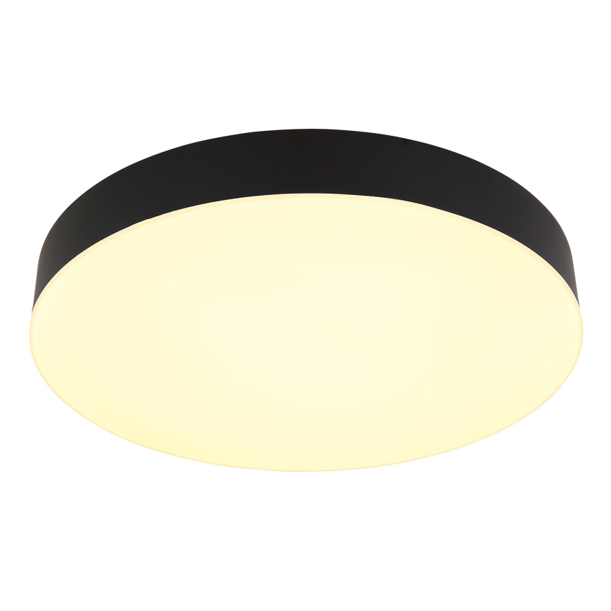 Globo - Светодиодный потолочный светильник LED/24W/230V 3000K/4000K/6500K диаметр 30 см черный