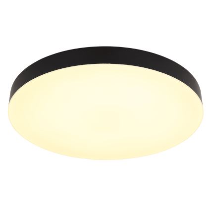 Globo - Светодиодный потолочный светильник LED/36W/230V 3000K/4000K/6500K диаметр 40 cm черная