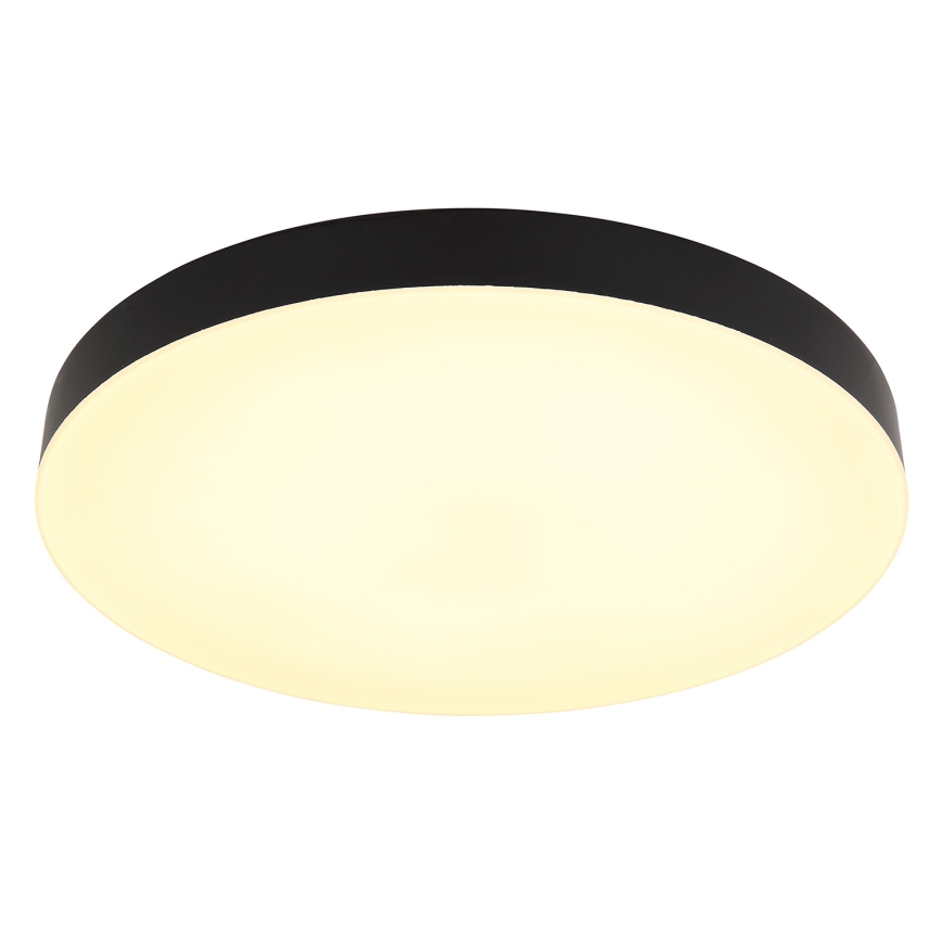 Globo - Светодиодный потолочный светильник LED/36W/230V 3000K/4000K/6500K диаметр 40 cm черная