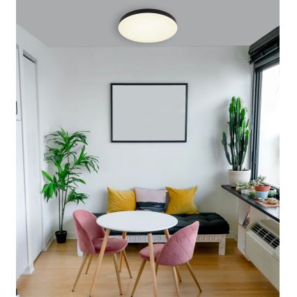 Globo - Стельовий LED світильник LED/50W/230V 3000K/4000K/6500K діаметр 50 см чорний