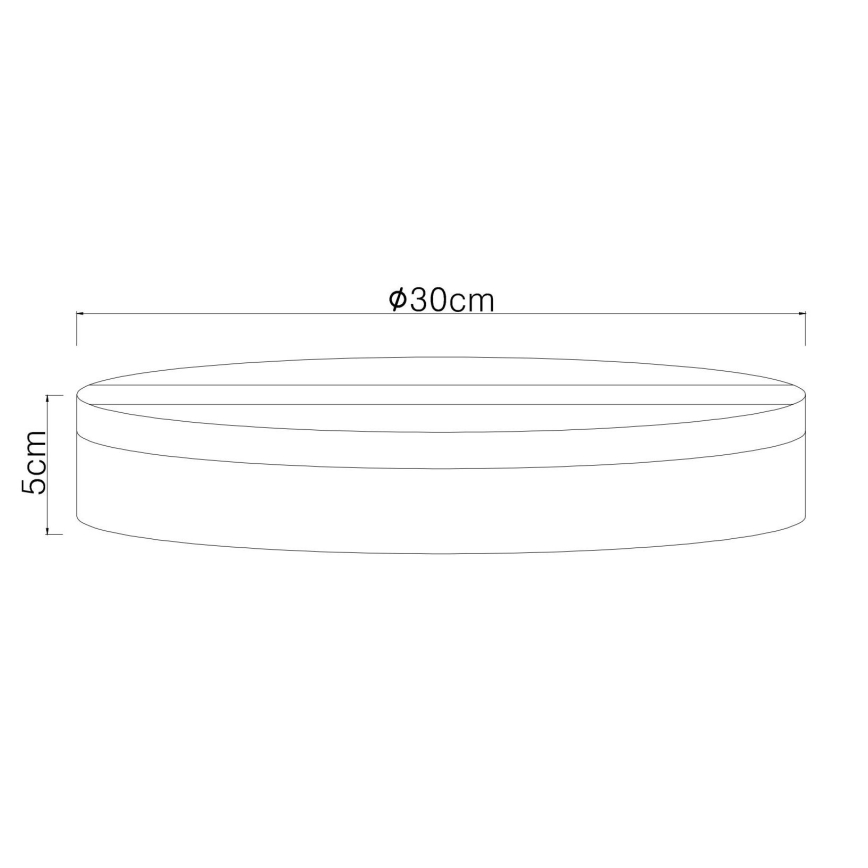 Globo - Стельовий LED світильник LED/18W/230V 4000K діаметр 30 см білий