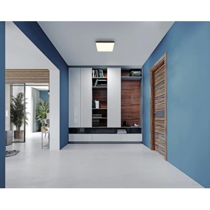 Globo - Светодиодный потолочный светильник LED/18W/230V 4000K 30x30 см черный