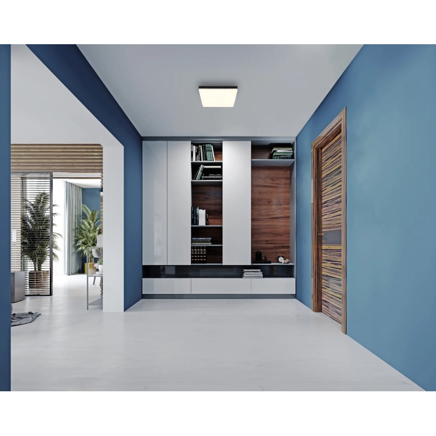Globo - Светодиодный потолочный светильник LED/18W/230V 4000K 30x30 см черный