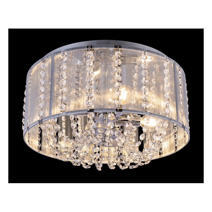 Globo - Кришталевий стельовий світильник 4xE14/40W/230V