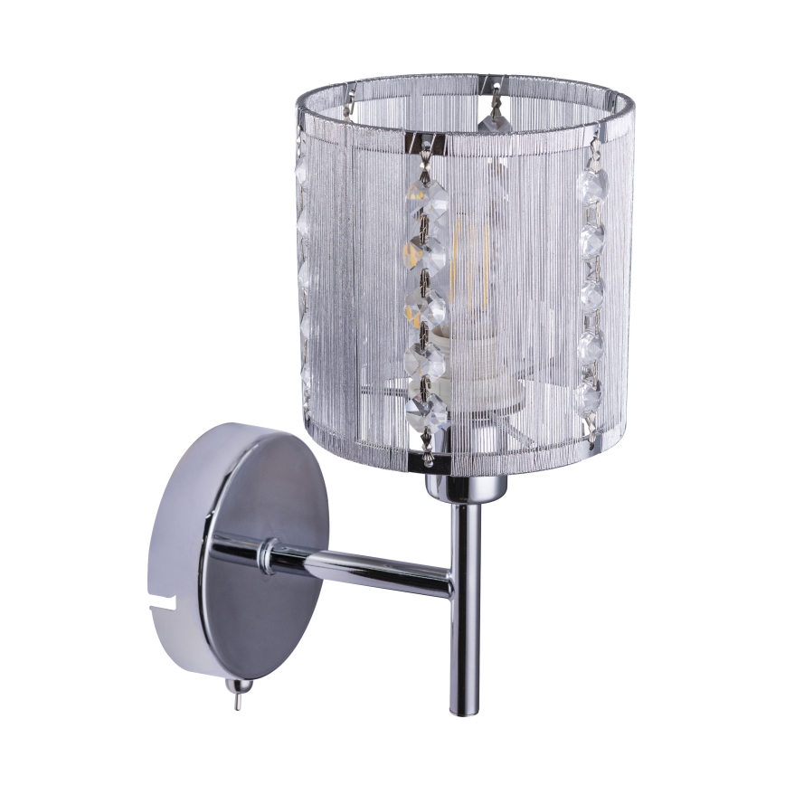 Globo - Настінний світильник 1xE14/40W/230V матовий хром