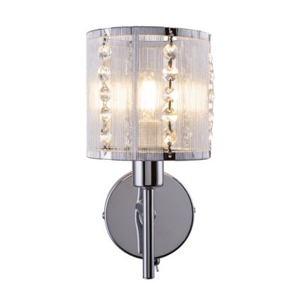 Globo - Настінний світильник 1xE14/40W/230V матовий хром