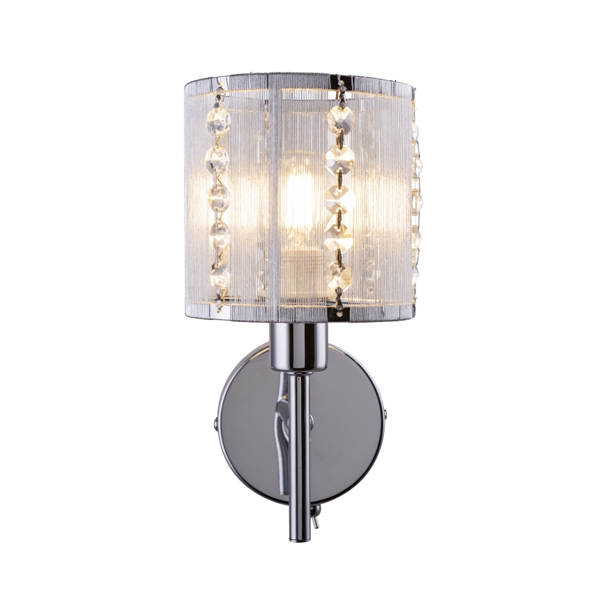 Globo - Настінний світильник 1xE14/40W/230V матовий хром